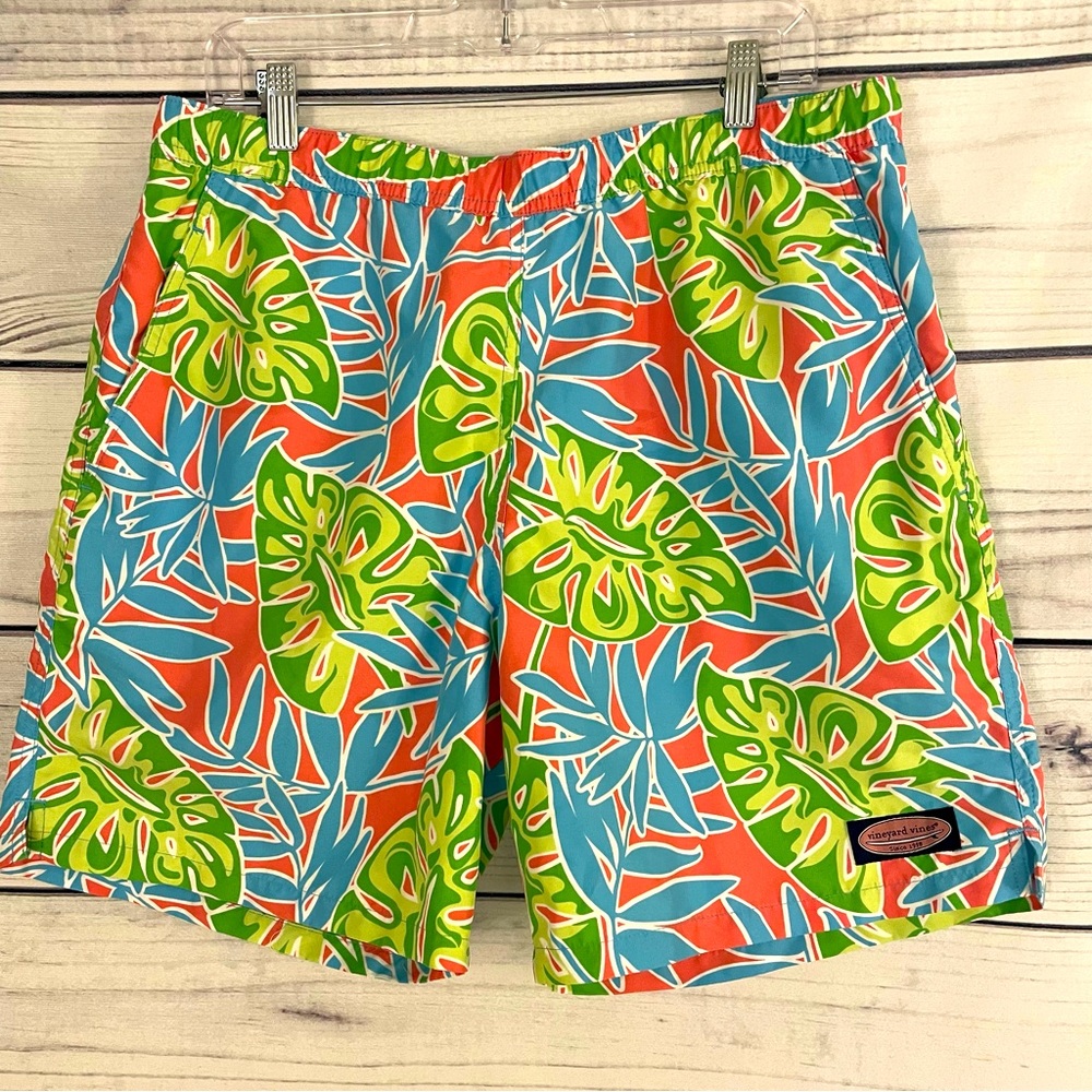 Vineyard Vines Tropical Swim Trunks Sz. M